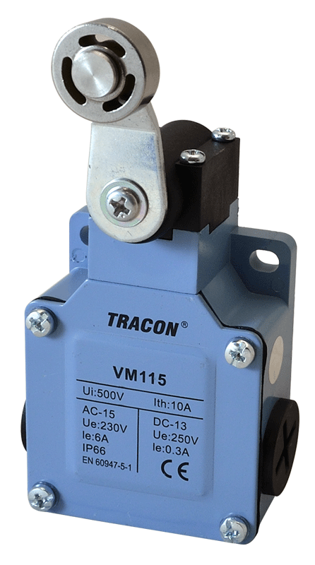 Interrupteur Fin De Course TZ-8104 - SPDT, 6A 250V, Bras Rouleau Réglable, Pour Automatisme Industriel