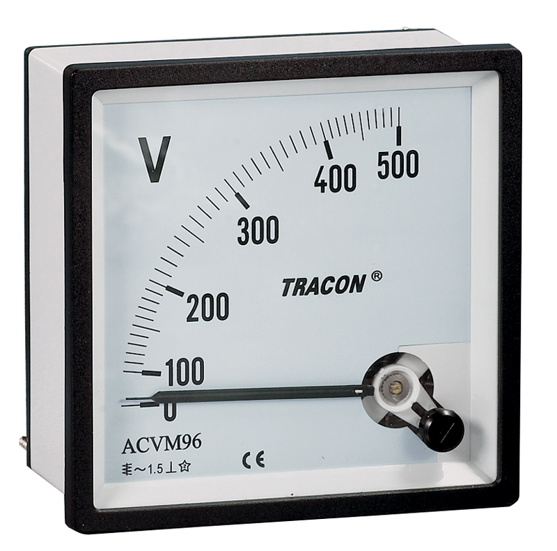 AC 0-600V Analog Voltmeter – 60x70mm Panel Meter, Direct Connect – Unbranded