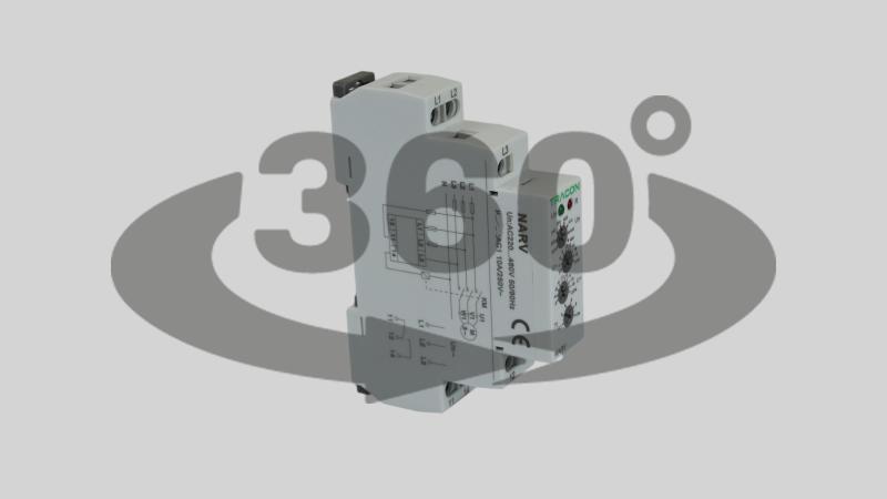 3-Phase voltage relay, AC 220-460V, U> U