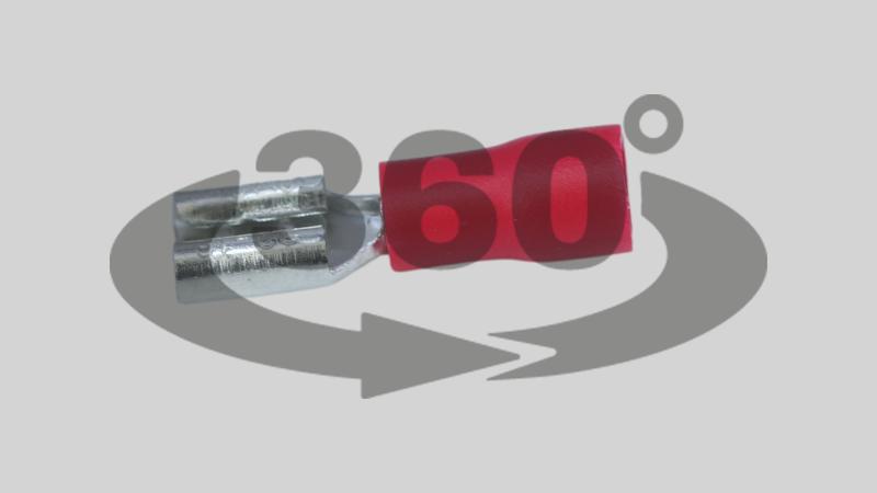 Lot De 50 Cosses Clips Femelles Isolées 1 à 2,5 Mm² (largeur 2,8mm) - Neuves, Marque Elématique